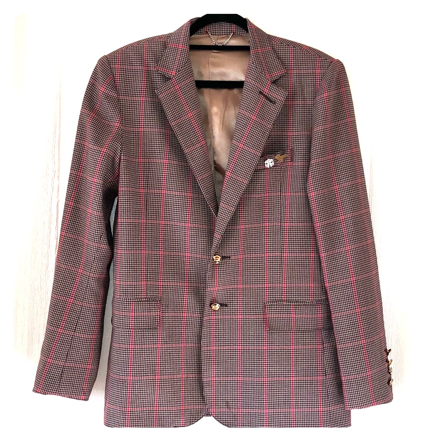 Modern Amusement Plaid Blazer
